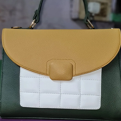 Pu Ladies Handbag - Color: Multicolor