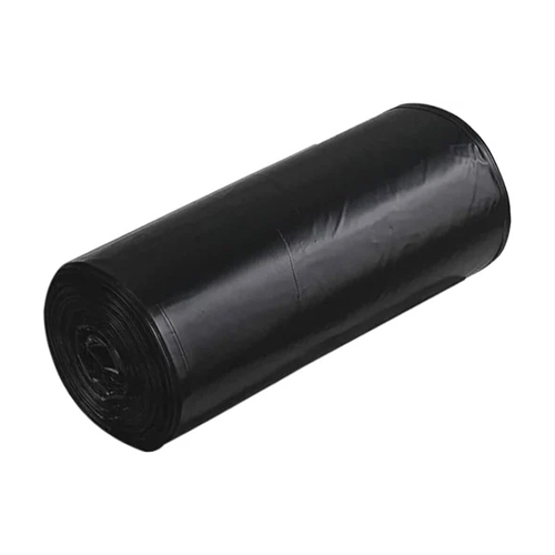 17X19 Inch Polythene Garbage Bag - Color: Black