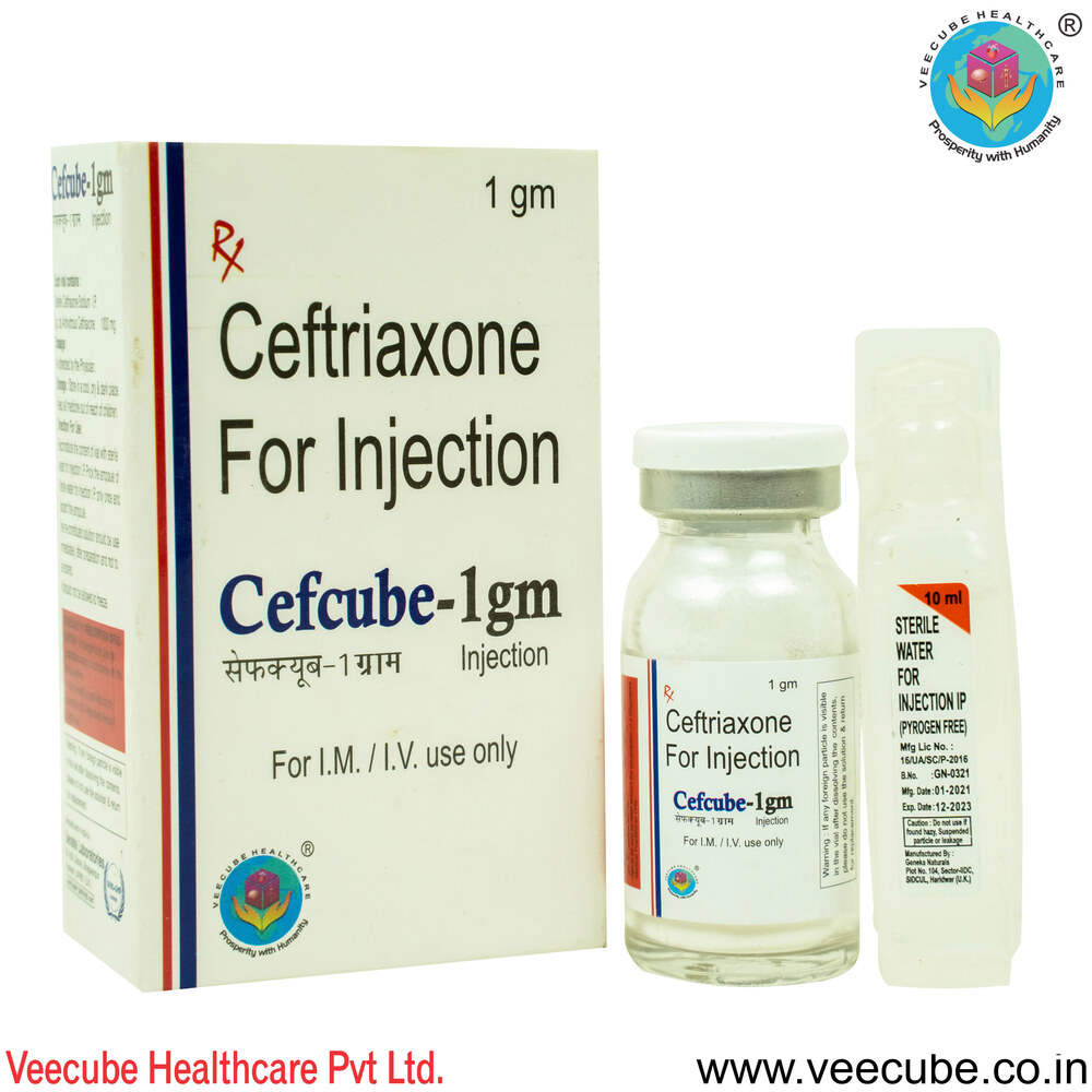 Ceftriaxone 1 gm with 1000mg  10 ml Wifi