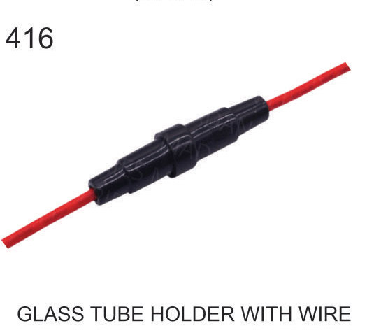 GLASS TUBE HOLDER WITH WIRE