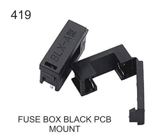 FUSE BOX BLACK PCB MOUNT