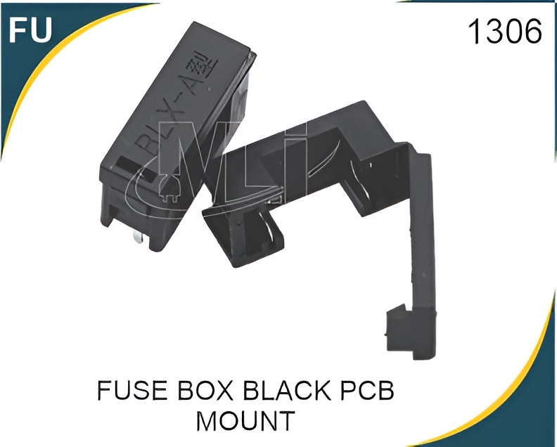 Fuse Box Black Pcb Mount - Application: Circuit Protection