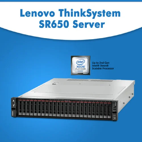 Lenovo Thinksystem Sr650 Server - Material: Stainless Steel