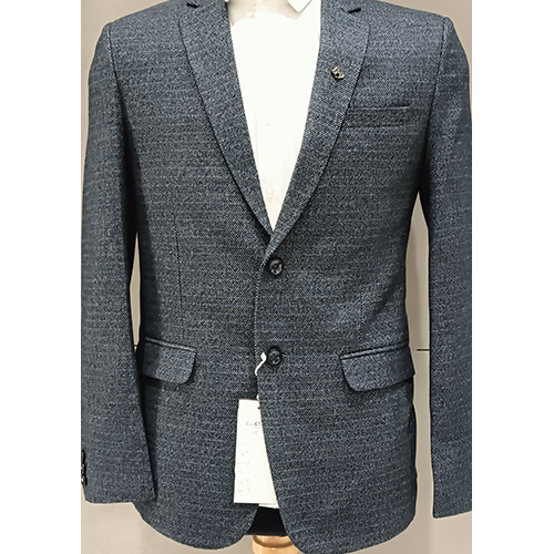 Mens Grey Blazer - Material: Cotton