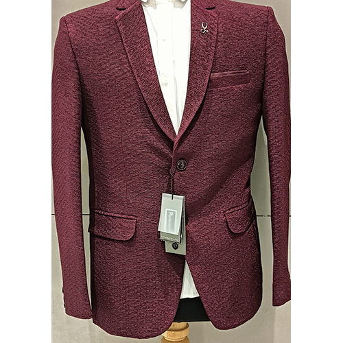 Mehroon Color Partywear Blazer