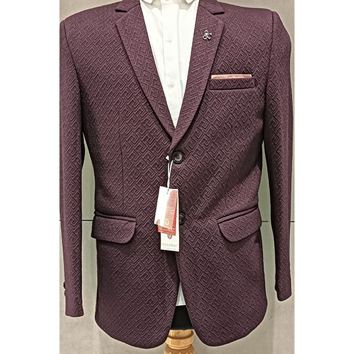 Purple Color Party Wear Blazers - Feature: Washable