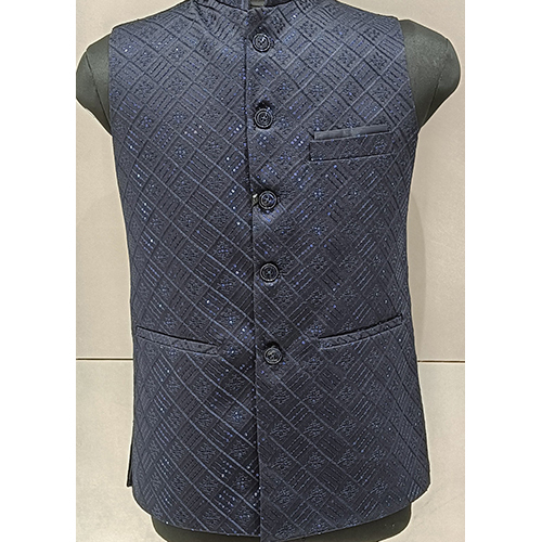 Blue Color Nehru Jacket