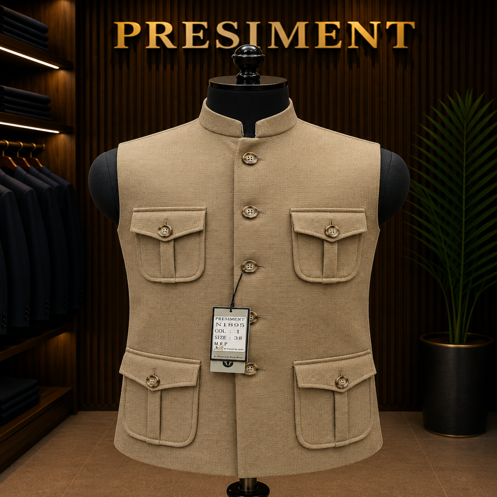 White Nehru Jacket - Feature: Good Quality