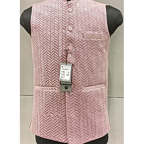 Pink Color Indo Nehru Jacket