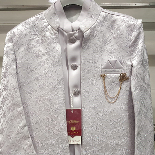 Modern Sherwani - Color: White