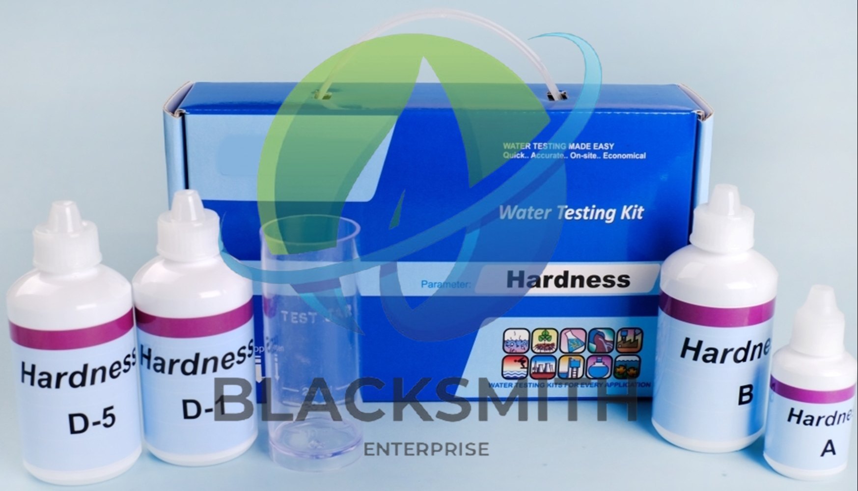 Water Hardness Testing Kit - Durable Metal And Plastic Design | Automatic Operation, Manual Control, Electric Power Supply For Industrial Use