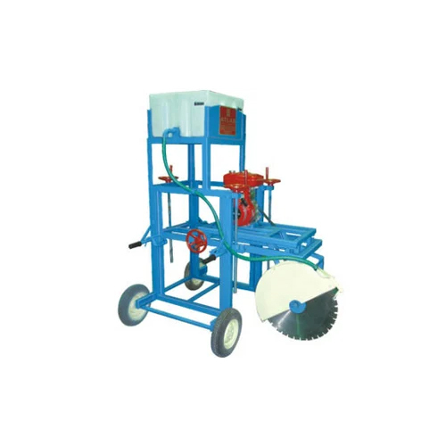 Electric Curb Cutting Machine - Color: Blue