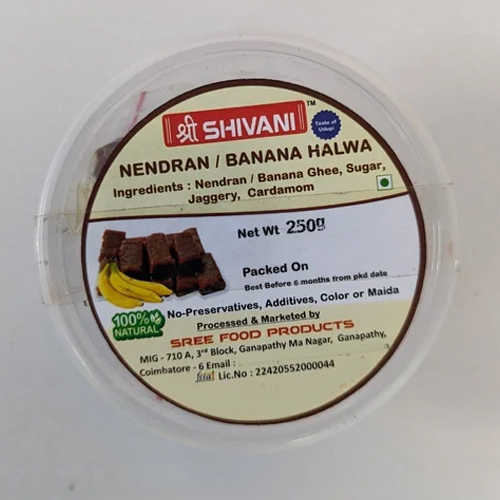 Nendran Banana Halwa - 250 g Soft Texture, Sweet Taste | Premium Quality, 6 Months Shelf Life, Perfect Snack Size