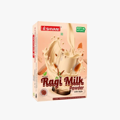 100g Ragi Milk Powder - 100g Box Sweet Taste Free From Alcohol Easy to Digest Made From Pure Ragi or Finger Millet