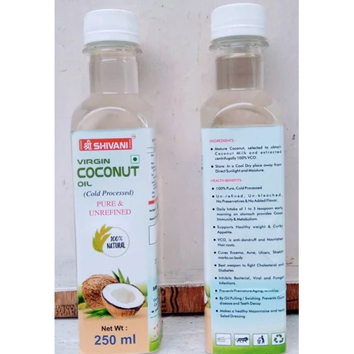 250ml Virgin Coconut Oil - 100% Pure Refined Grade A | Versatile Oil for Hair Care Weight Loss Cooking Oil Pulling