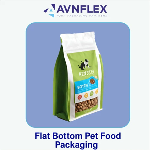 Flat Bottom Pouch for Pet Food