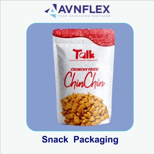 Stand Up Food Packaging Pouch - Color: Multi Color