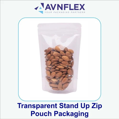 Transparent Stand Up Zip Pouch