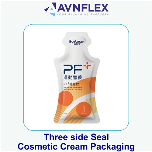 Printed 3 Side Seal Customized Shape Pouch