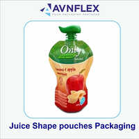 Customized Bottel Shape Pouch - Plastic Material, Glossy And Matt Finish, Red Color | Rotogravure Print, Designed For Food Industry Use