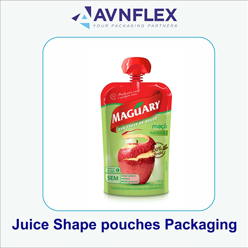 Printed Customized Shape Pouch With Spout