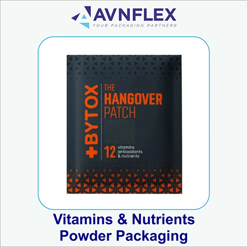 Printed Laminated Pharma Powder Packaging Pouch