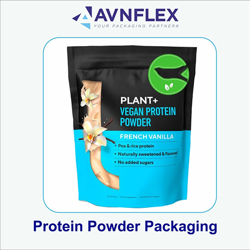 Plastic Protein And Whey Powder Packaging Pouches