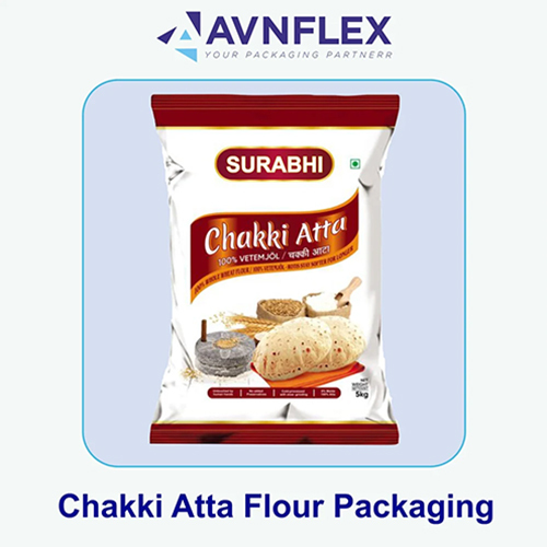 Plastic Laminated Atta And Flour Packaging Bags