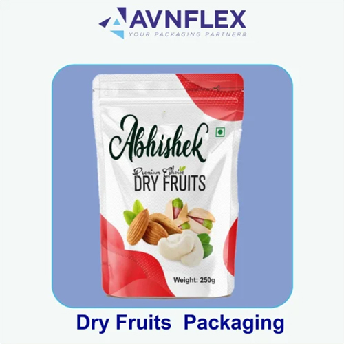 Plastic Dry Fruits Packaging Pouch