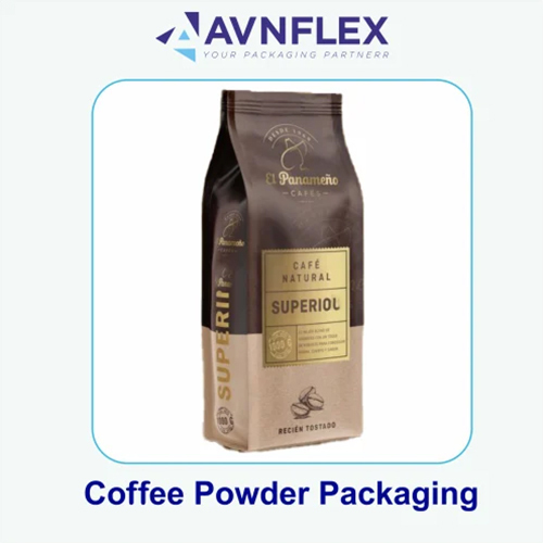 Plastic Laminated Coffee Packaging Bags - Color: Multi Color