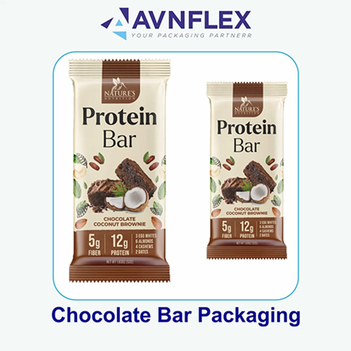 Printed Laminated Chocolate Packaging Roll And Pouch - Color: Brown