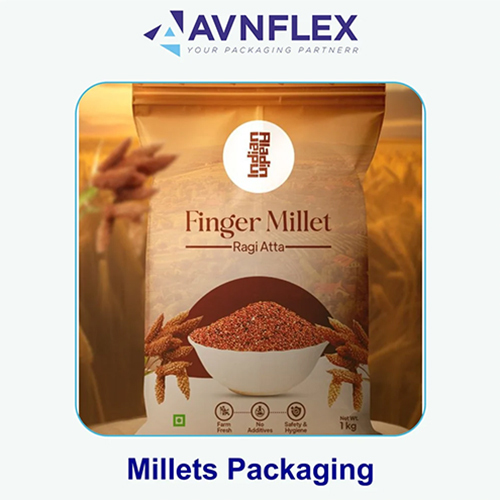 Printed Laminated Millet Packaging Pouch