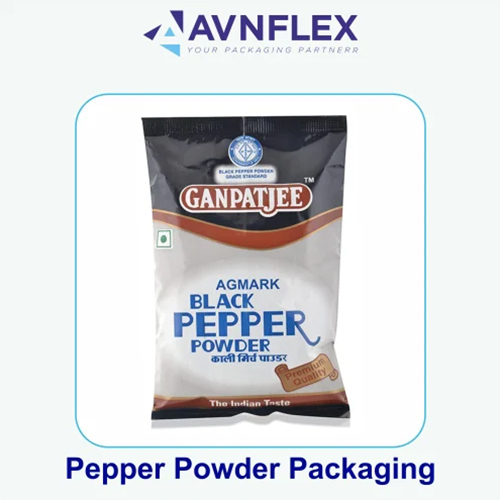 Pepper Powder Printed Packaging Pouch - Color: Multi Color