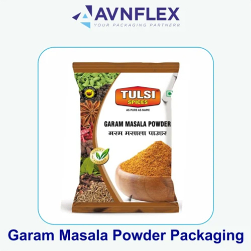 Printed Garam Masala Packaging Pouch