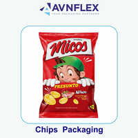 Rotogravure Printed Pouches And Rolls - Plastic Material, Red Color | Designed For Food Use