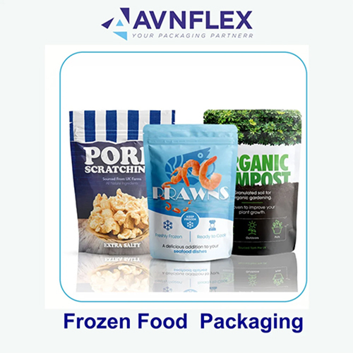 Printed Laminated Frozen Food Packaging Pouches - Color: Multi Color