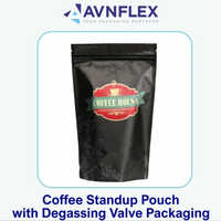 Coffee Bags With De-gassing Valve - Color: Black