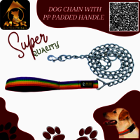 DOG CHAIN WITH PP PADDED HANDLE