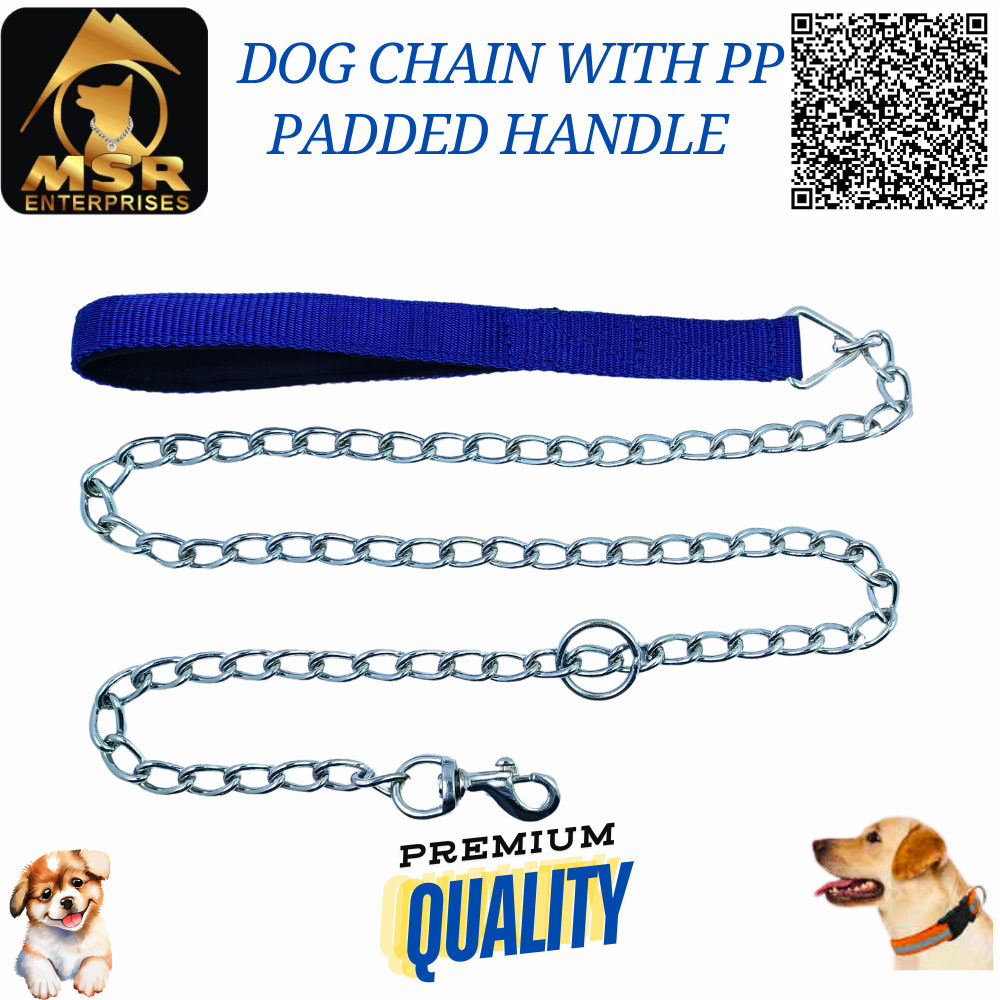 DOG CHAIN WITH PP PADDED HANDLE