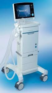 Maquet Servo I Ventilator - Digital, 11.8x8x16.4 Inches, White | Icu Application, Battery And Electricity Operated, Touch Screen Interface, Up To 3 Hours Backup, Pediatric/adult Use