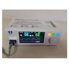 Nellcor Bedside Spo2 Patient Monitoring System Pm100n - Plastic, 82x255x155 Mm, White | Accurate Spo2 & Pulse Rate Monitoring, Low Perfusion Capability