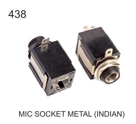 MIC SOCKET METAL INDIAN