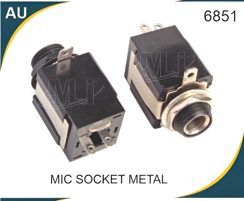 MIC SOCKET METAL INDIAN