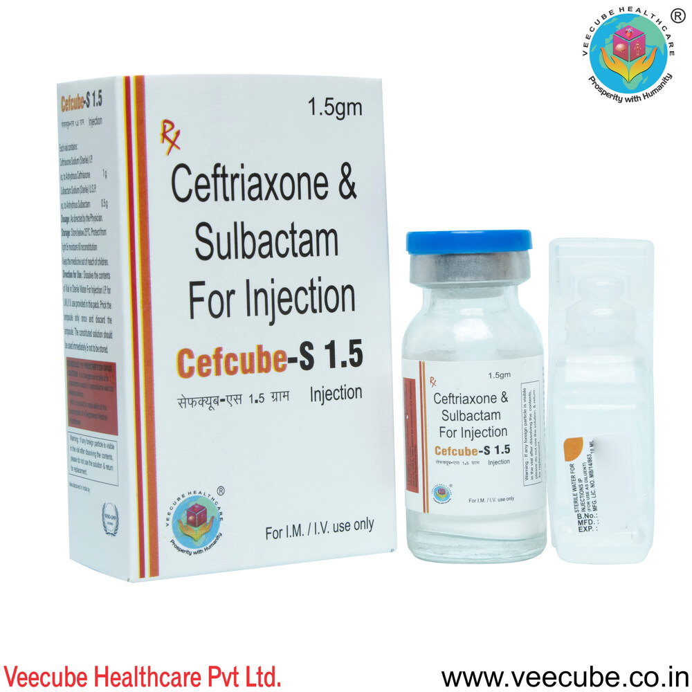 Ceftriaxone 1 gm  Sulbactam (0.5g) 10 ml Wifi