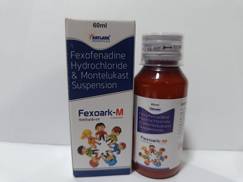 Fexofenadine Hydrochloride 30 mg Montelukast 4 mg Suspension