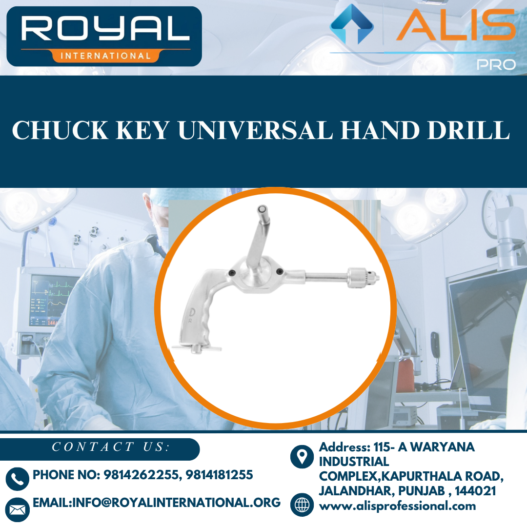 Chuck Key Universal Hand Drill - Operating Type: Manual