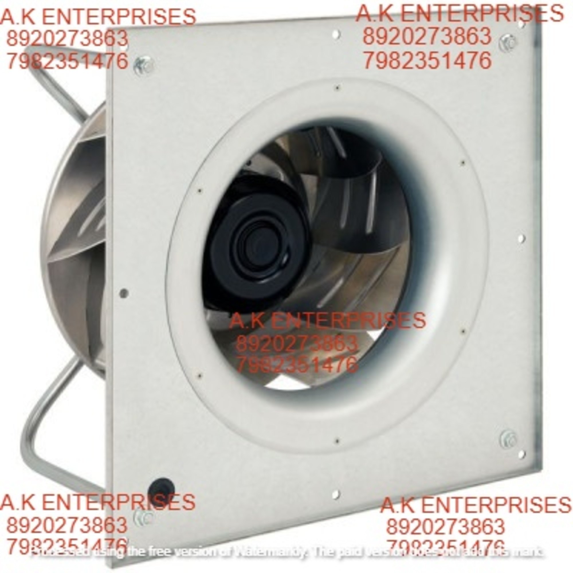 Ebm-papst Centrifugal Fan - Metal, 280mm, Silver | 230v Ac, 715w Power, 2,800 Rpm Speed, Ip54 Rating
