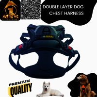 Dog Reflective Double Chest Harness