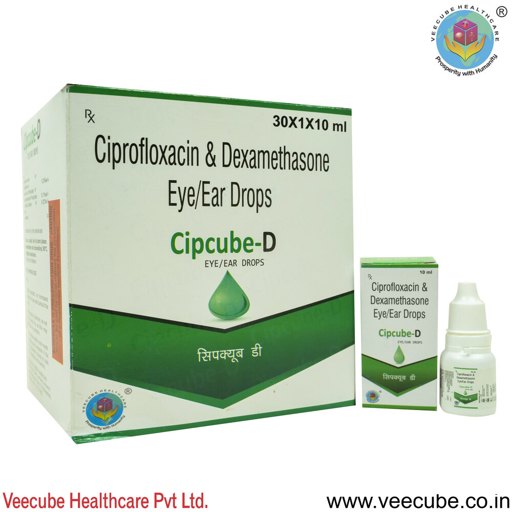 Ciprofloxacin Hydrochloride 0.3% w/v   Dexamethasone 0.1% w/v   Benzalkonium Chloride 0.01% ( Eye/Ear Drop )