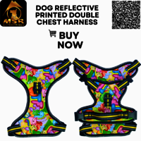 Dog Reflective Double Chest Harness